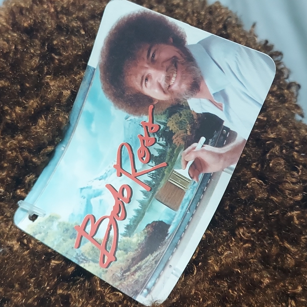 Vintage Bob Ross wig
